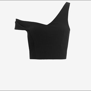 One shoulder crop top